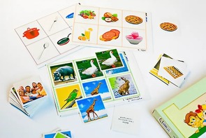 Лото "Иностранный язык" (3 игры, 6 планшетов, 36 карточек, цветные, ламинированные) - fgospostavki.ru - Одинцово