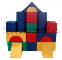 Мягкий модуль-конструктор "Городок" (18 элементов) - fgospostavki.ru - Одинцово