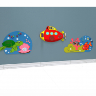 Комплект бизибордов «Подводный мир» 3 в 1 - fgospostavki.ru - Одинцово