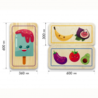 Набор стеновых панелей «Милая еда - Радуга вкуса» - fgospostavki.ru - Одинцово