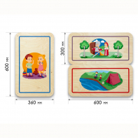 Набор стеновых панелей «Мои увлечения - Любимые занятия» - fgospostavki.ru - Одинцово