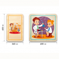 Набор стеновых панелей «Мои увлечения - Весёлые эксперименты» - fgospostavki.ru - Одинцово