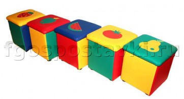 Пуфик "Веселый огород" - fgospostavki.ru - Одинцово