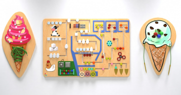 Комплект бизибордов «Фабрика мороженого» - fgospostavki.ru - Одинцово