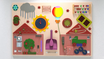 Бизиборд «Бытовые предметы» - fgospostavki.ru - Одинцово