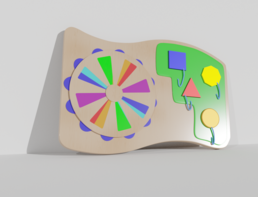 Тактильно-развивающая панель «Яркие краски» - fgospostavki.ru - Одинцово