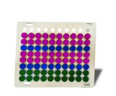 Тактильно-развивающая панель «Цветные фигурки» - fgospostavki.ru - Одинцово