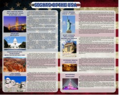 Стенд "Достопримечательности США" Вариант 2 - fgospostavki.ru - Одинцово