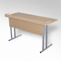 Стол ученический 'Школьник' для кабинета химии с бортиком  - fgospostavki.ru - Одинцово