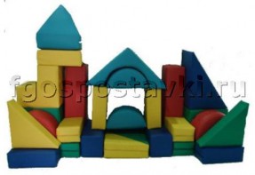 Мягкий модуль-конструктор "Стройка" (26 элементов) - fgospostavki.ru - Одинцово