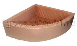 Сухой бассейн угловой полукруглый (без рисунка) - fgospostavki.ru - Одинцово